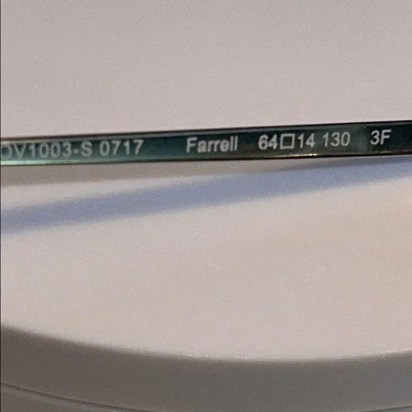 Oliver Peoples Silver and Blue Aviator Sunglasses - Picture 12 of 14